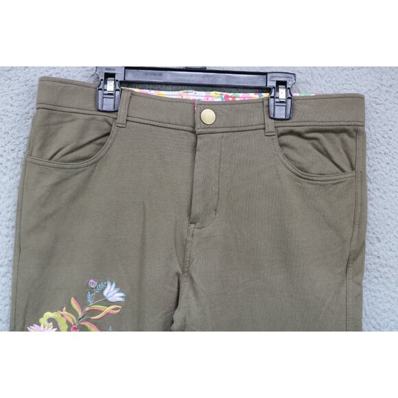 Matilda Jane Stretchy Embroidered Pants-Scouts Honor-Size Large-Boho - Picture 4 of 11
